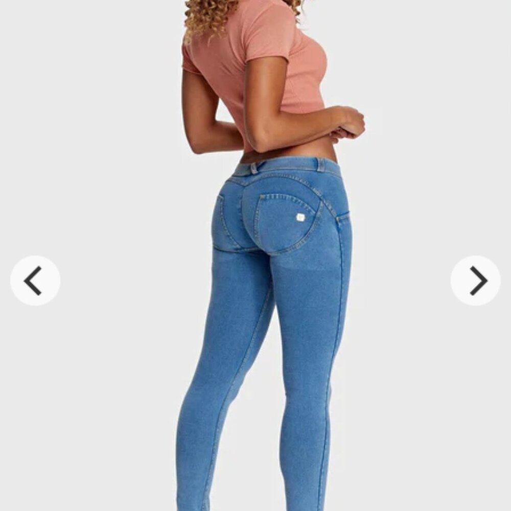 Freddy WR.UP® Denim Low Rise Full Length Light Blue (Great Condition)